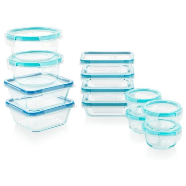Kitchen Galaxy Glass 24-piece Food Storage Set