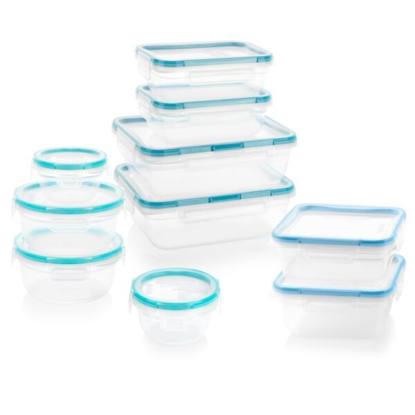 Kitchen Galaxy 20-piece Plastic Food Storage Container Set