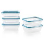 Kitchen Galaxy 10-piece Rectangular Plastic Meal Prep Kit