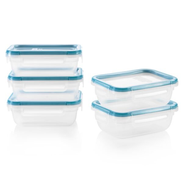 Kitchen Galaxy 10-piece Rectangular Plastic Meal Prep Kit