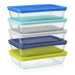 Kitchen Galaxy 10-piece Meal Prep Rectangular Glass Storage Set
