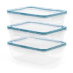 Kitchen Galaxy 6-piece Rectangular Plastic Food Storage Set