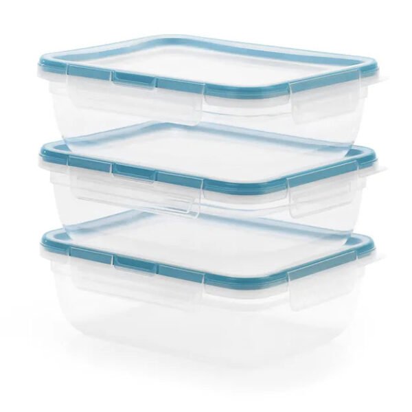 Kitchen Galaxy 6-piece Rectangular Plastic Food Storage Set