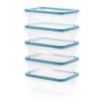 Kitchen Galaxy 10-piece Rectangular Plastic Food Storage Set