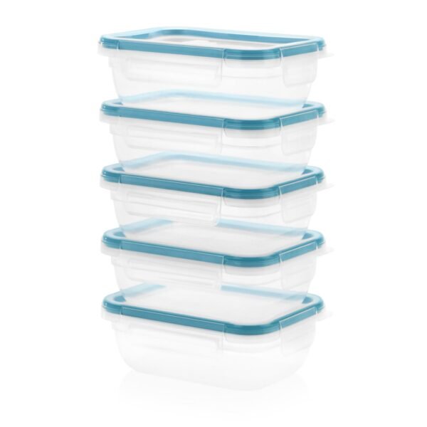 Kitchen Galaxy 10-piece Rectangular Plastic Food Storage Set