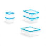 Kitchen Galaxy 10-piece Set Plastic Containers with Lids