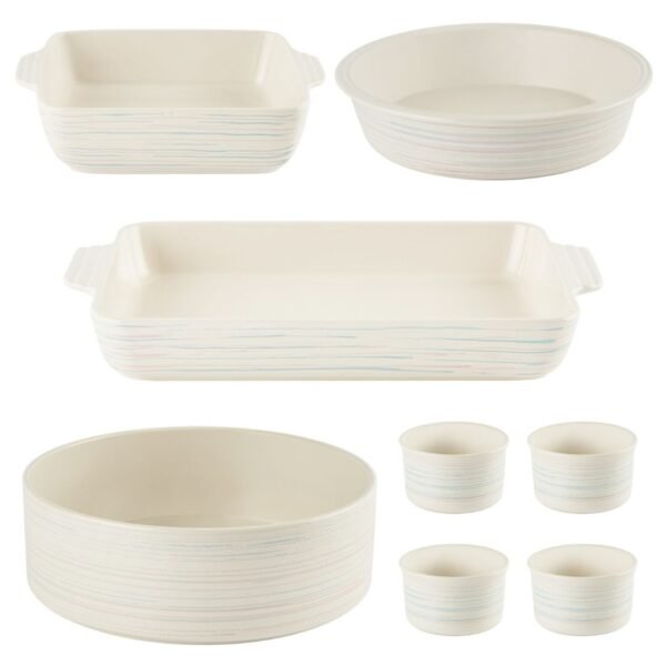 Kitchen Galaxy 8-Piece Ceramic Bakeware Set