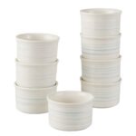 Kitchen Galaxy 8-Piece 6-ounce Ceramic Ramekin Set