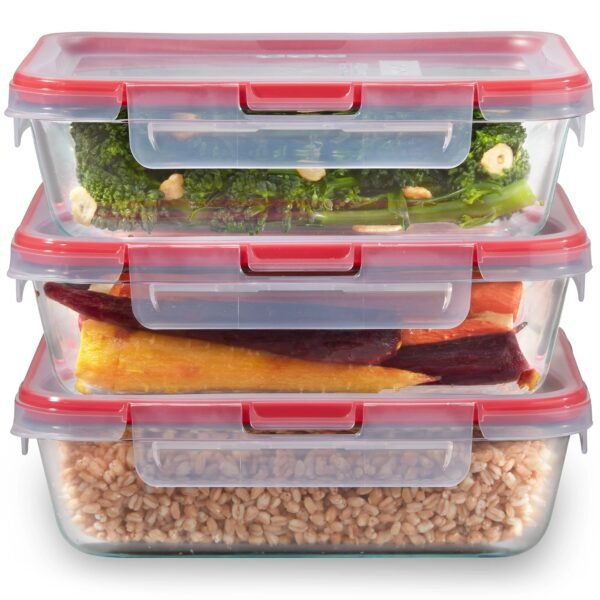 Kitchen Galaxy 6-piece Glass Storage Set