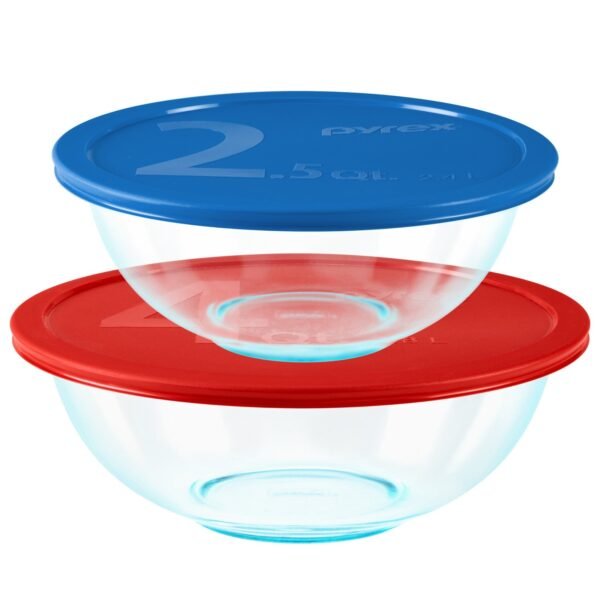 Kitchen Galaxy 4-piece Glass Mixing Bowl Set