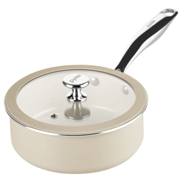 Kitchen Galaxy Ceramic Cookware 7.7-in/2qt Saucepan with Lid