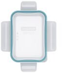 Kitchen Galaxy Small Rectangle Plastic Lid with Green Seal