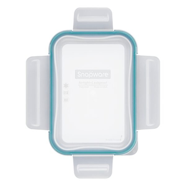 Kitchen Galaxy Medium Rectangle Plastic Lid with Green Seal