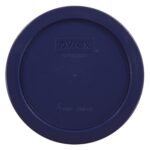 Kitchen Galaxy 4-cup Round Plastic Lid, Dark Blue