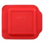 Kitchen Galaxy Red Lid for 8" Square Glass Baking Dish