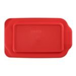 Kitchen Galaxy Red Lid for 2-quart Rectangular Glass Baking Dish