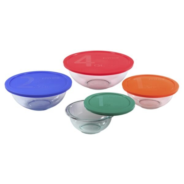Kitchen Galaxy 8-piece Mixing Bowl Set with Assorted Lids